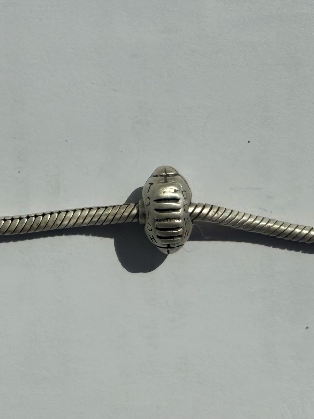 Pandora Sterling Silver Football Helmet Charm